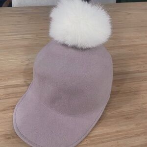 Wool Santelli Francesca Felt grey hat made in italy